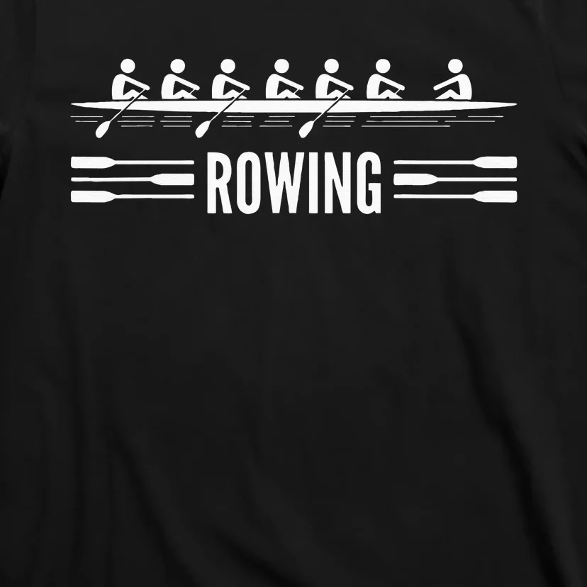 College Rowing Crew Row Team Boat T-Shirt