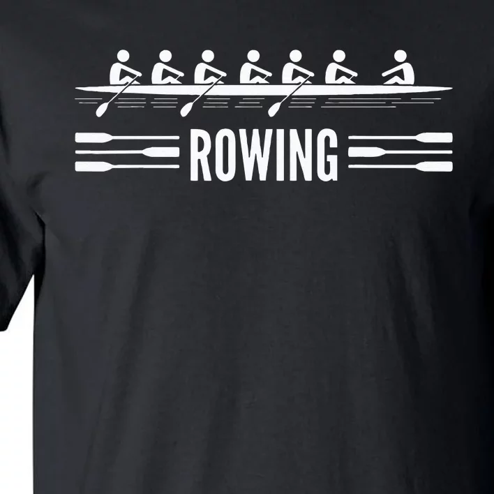 College Rowing Crew Row Team Boat Tall T-Shirt