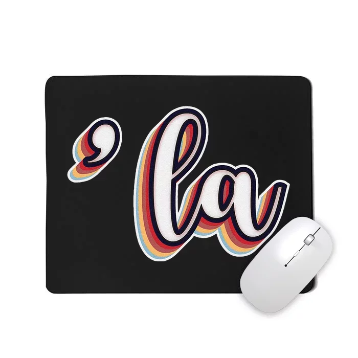 Cute Retro Comma La Kamala Harris Kamala Harris 2024 Mousepad