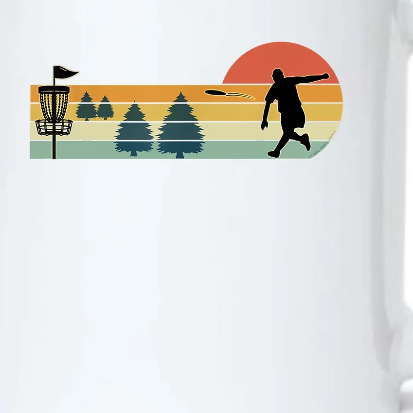 Cool Retro Disc Golf Sport TShirt Black Color Changing Mug