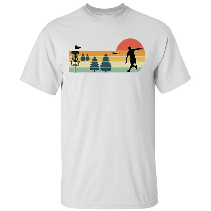 Cool Retro Disc Golf Sport Tall T-Shirt