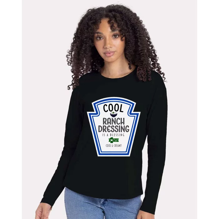 Cool Ranch Dressing Group Condiment Family Halloween Costume Womens Cotton Relaxed Long Sleeve T-Shirt