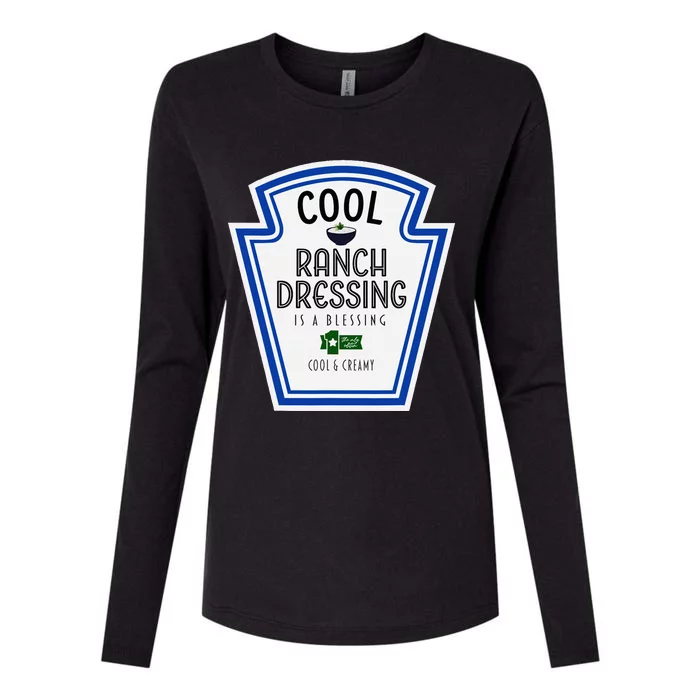 Cool Ranch Dressing Group Condiment Family Halloween Costume Womens Cotton Relaxed Long Sleeve T-Shirt