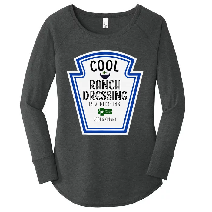 Cool Ranch Dressing Group Condiment Family Halloween Costume Women's Perfect Tri Tunic Long Sleeve Shirt