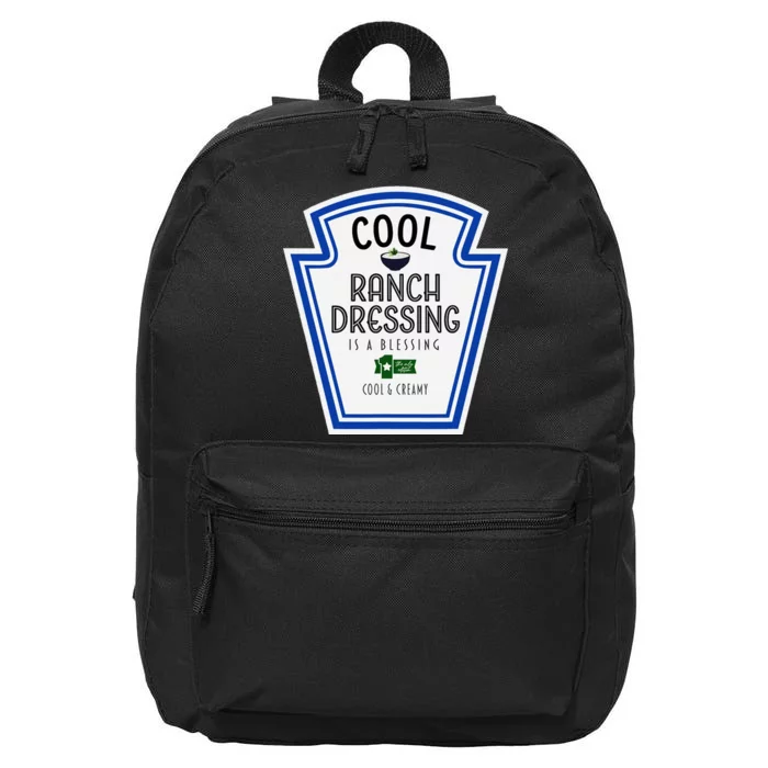 Cool Ranch Dressing Group Condiment Family Halloween Costume 16 in Basic Backpack