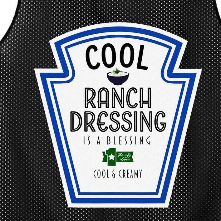 Cool Ranch Dressing Group Condiment Family Halloween Costume Mesh Reversible Basketball Jersey Tank