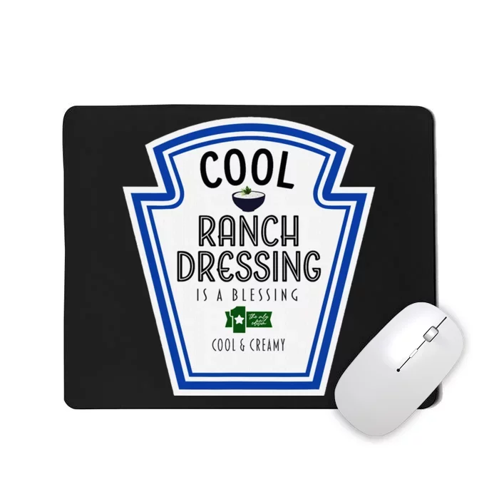 Cool Ranch Dressing Group Condiment Family Halloween Costume Mousepad