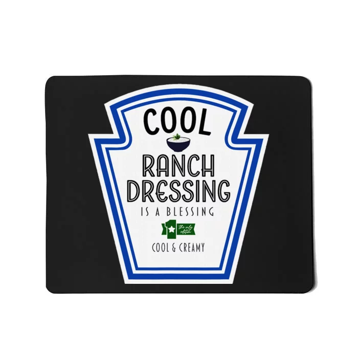 Cool Ranch Dressing Group Condiment Family Halloween Costume Mousepad