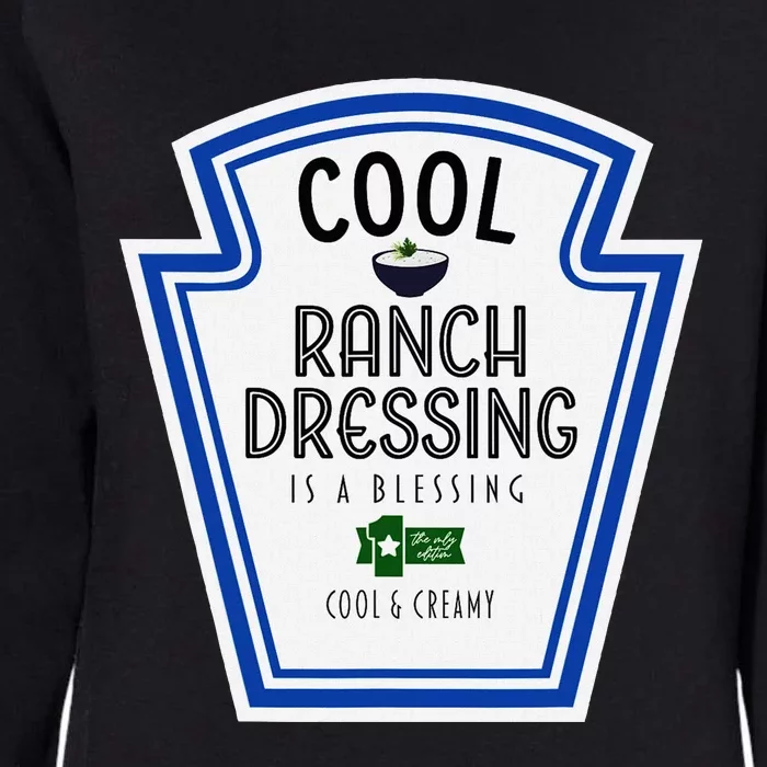 Cool Ranch Dressing Group Condiment Family Halloween Costume Womens California Wash Sweatshirt