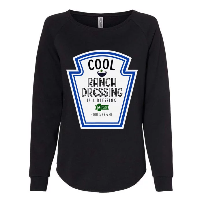 Cool Ranch Dressing Group Condiment Family Halloween Costume Womens California Wash Sweatshirt