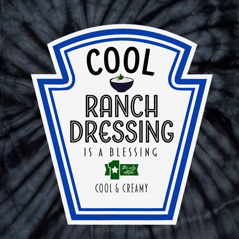 Cool Ranch Dressing Group Condiment Family Halloween Costume Tie-Dye T-Shirt