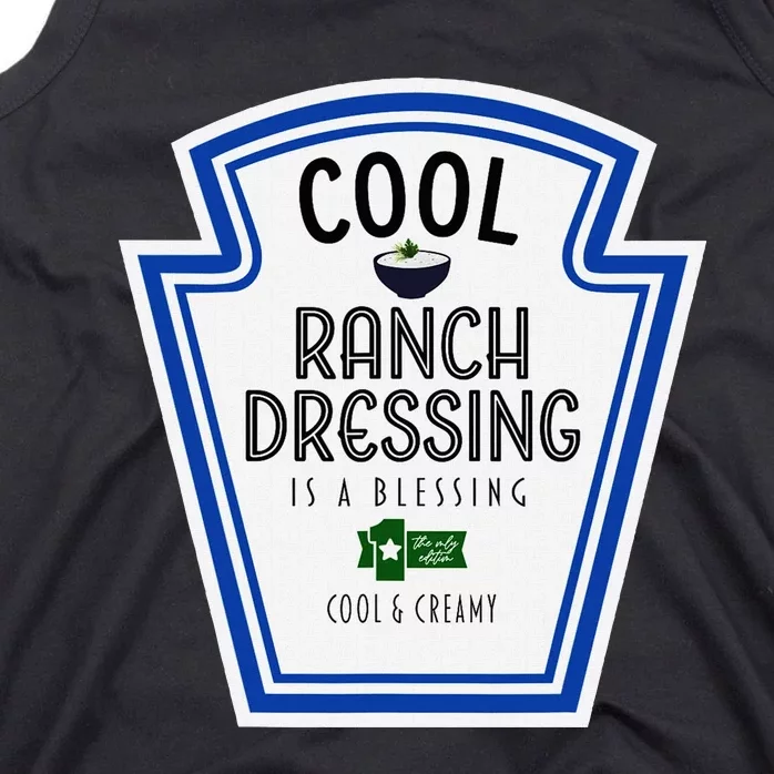 Cool Ranch Dressing Group Condiment Family Halloween Costume Tank Top