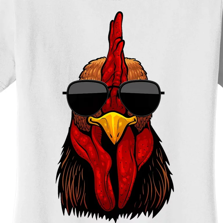 Cool Rooster Design For Chicken Rooster Lover Women's T-Shirt