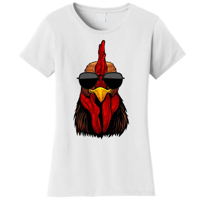 Cool Rooster Design For Chicken Rooster Lover Women's T-Shirt