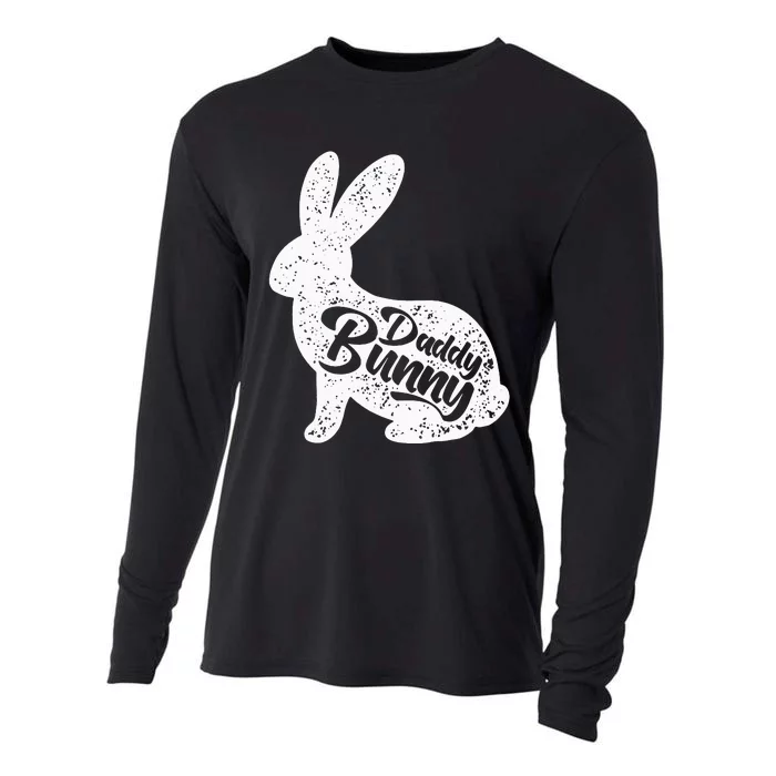 Cute Rabbit Daddy Papa Father Day egg hunting Cooling Performance Long Sleeve Crew