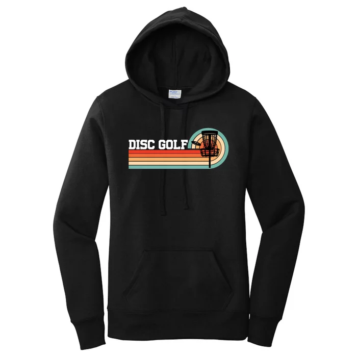 Cool Retro Disc Golf Sport Gift Idea Women's Pullover Hoodie