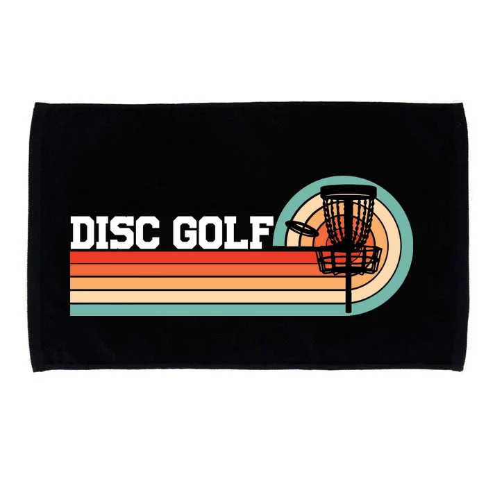 Cool Retro Disc Golf Sport Gift Idea Microfiber Hand Towel