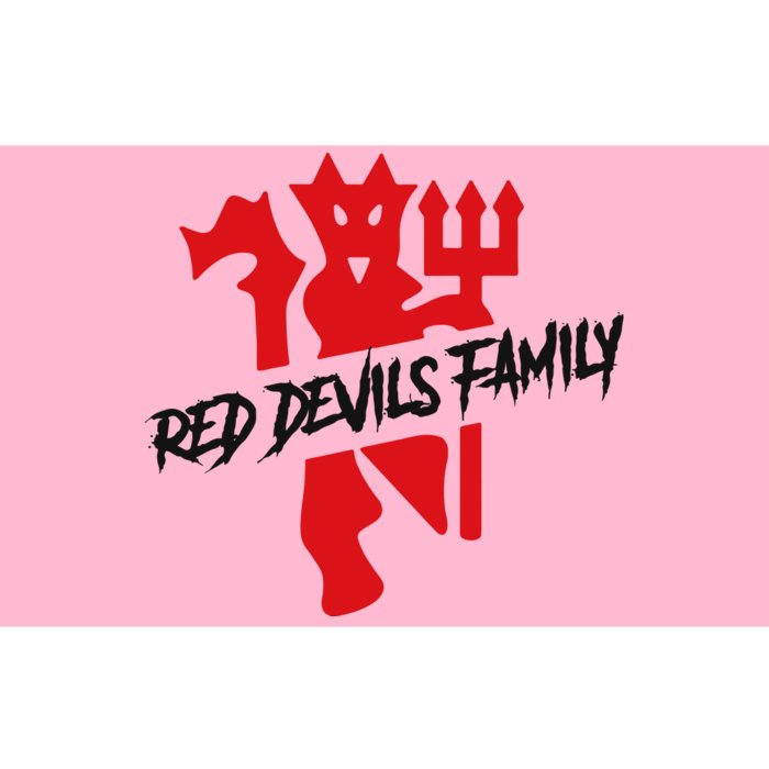 Cool Red Devils Family Manchester United Soccer Team Bumper Sticker