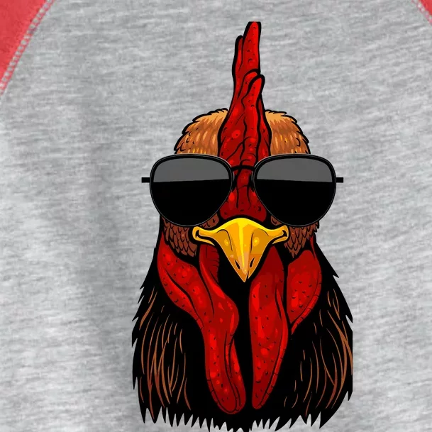 Cool Rooster Design For Chicken Rooster Lover Toddler Fine Jersey T-Shirt