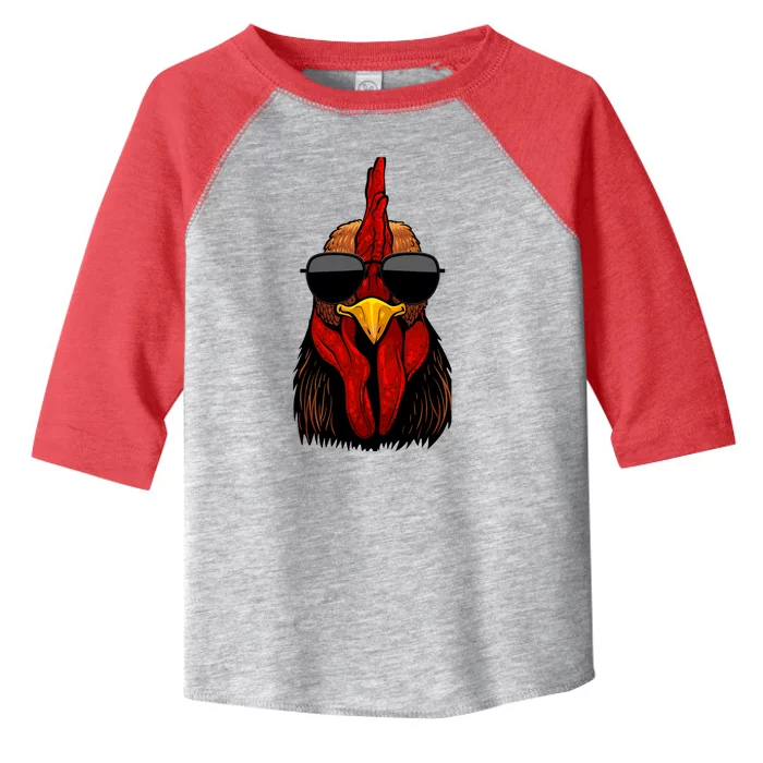 Cool Rooster Design For Chicken Rooster Lover Toddler Fine Jersey T-Shirt