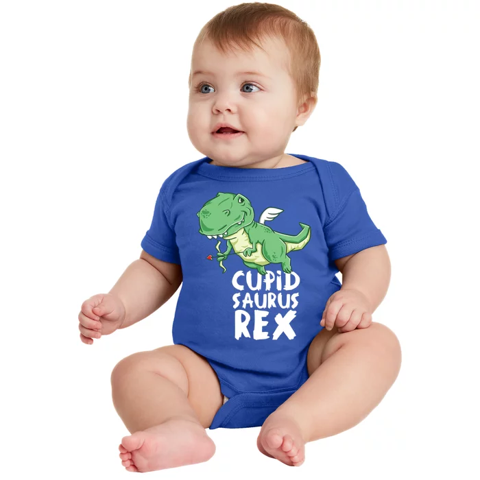 Cupidsaurus Rex Dinosaurs T Rex Dinos Valentines Day Gift Baby Bodysuit