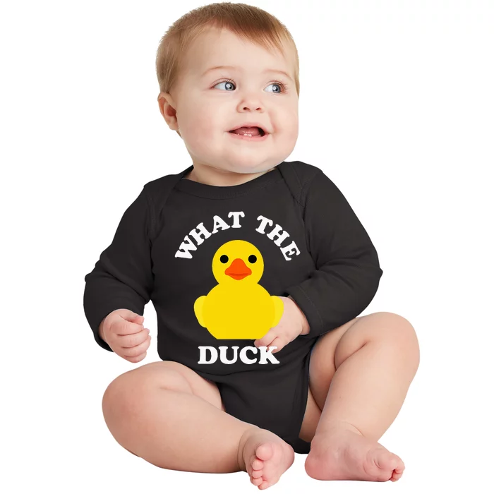 Cute Rubber Duck Lover Bird Quack Duckies Funny Rubber Ducky Baby Long Sleeve Bodysuit