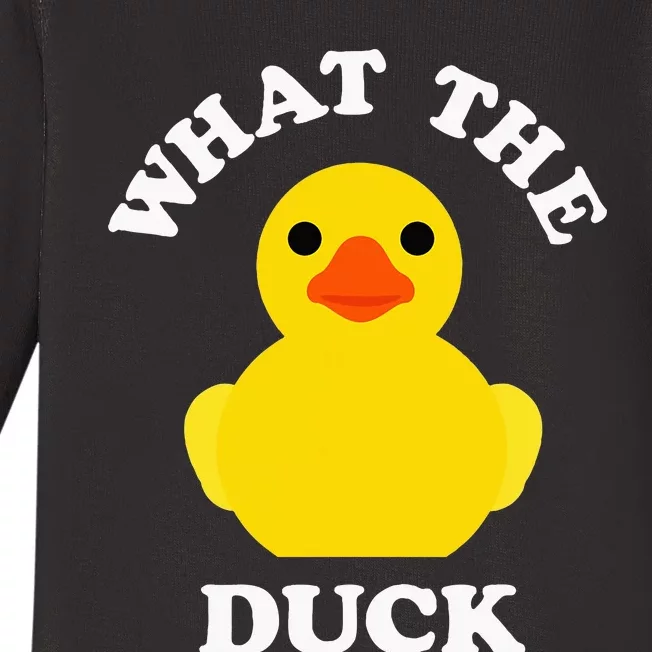 Cute Rubber Duck Lover Bird Quack Duckies Funny Rubber Ducky Baby Long Sleeve Bodysuit