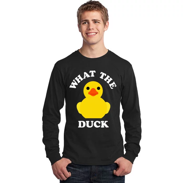 Cute Rubber Duck Lover Bird Quack Duckies Funny Rubber Ducky Tall Long Sleeve T-Shirt