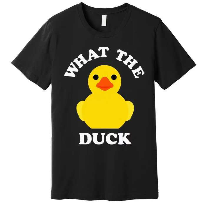 Cute Rubber Duck Lover Bird Quack Duckies Funny Rubber Ducky Premium T-Shirt