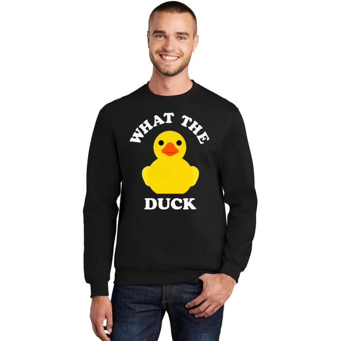 Cute Rubber Duck Lover Bird Quack Duckies Funny Rubber Ducky Tall Sweatshirt