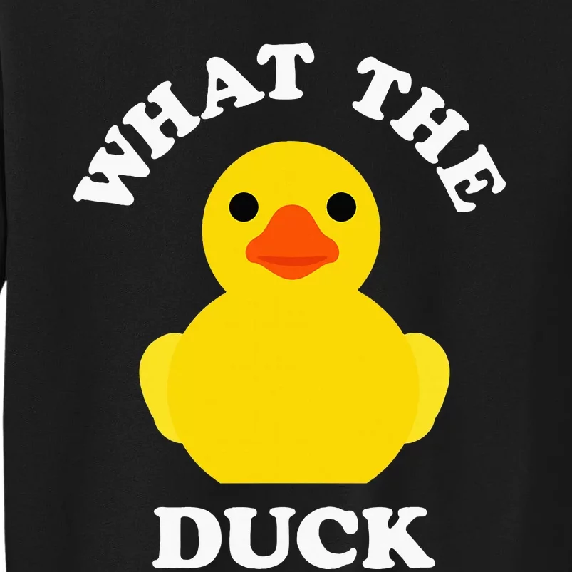 Cute Rubber Duck Lover Bird Quack Duckies Funny Rubber Ducky Tall Sweatshirt