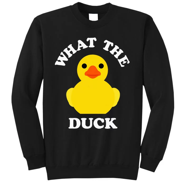 Cute Rubber Duck Lover Bird Quack Duckies Funny Rubber Ducky Tall Sweatshirt