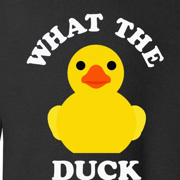 Cute Rubber Duck Lover Bird Quack Duckies Funny Rubber Ducky Toddler Sweatshirt