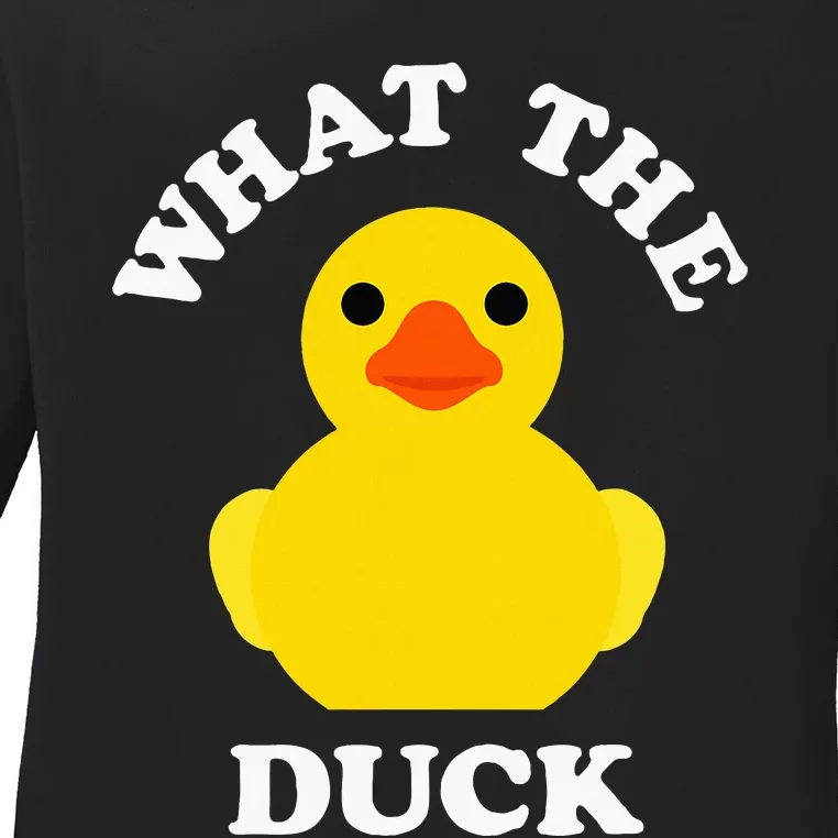 Cute Rubber Duck Lover Bird Quack Duckies Funny Rubber Ducky Ladies Long Sleeve Shirt