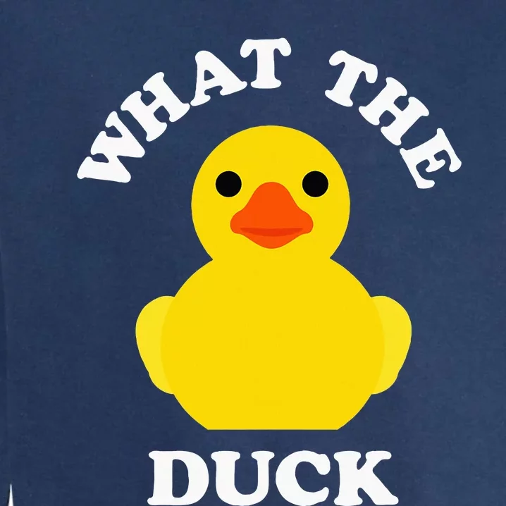 Cute Rubber Duck Lover Bird Quack Duckies Funny Rubber Ducky Garment-Dyed Sweatshirt