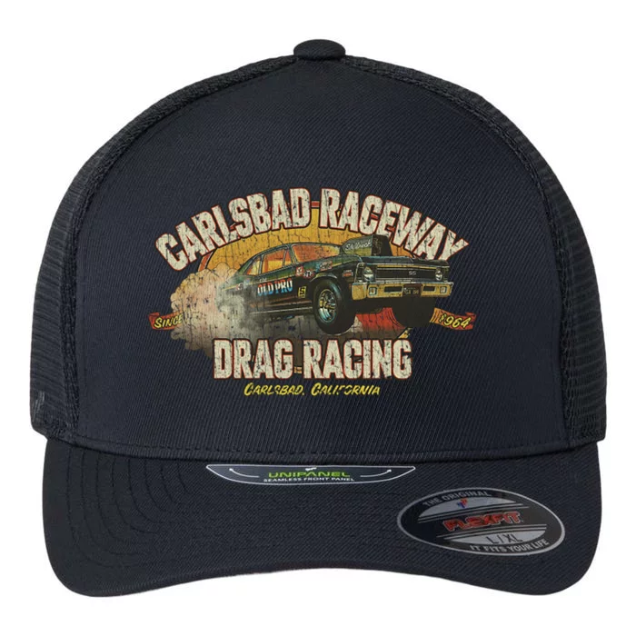 Carlsbad Raceway Drag Racing 1964 Flexfit Unipanel Trucker Cap