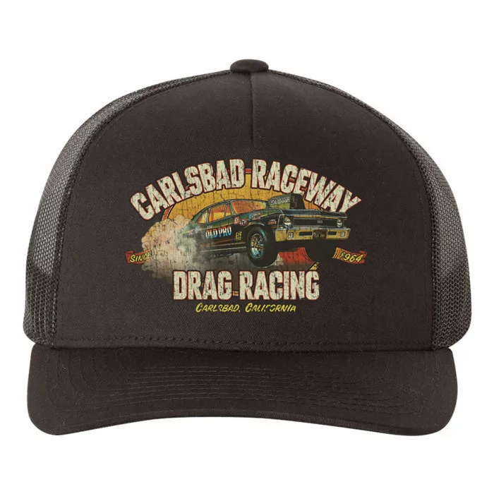 Carlsbad Raceway Drag Racing 1964 Yupoong Adult 5-Panel Trucker Hat