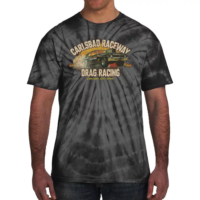 Carlsbad Raceway Drag Racing 1964 Tie-Dye T-Shirt