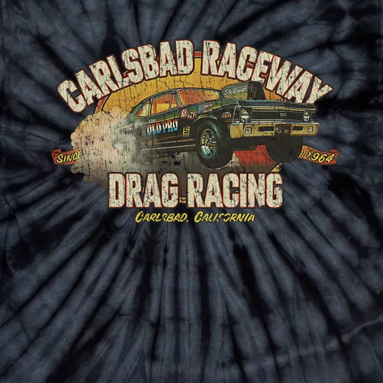 Carlsbad Raceway Drag Racing 1964 Tie-Dye T-Shirt