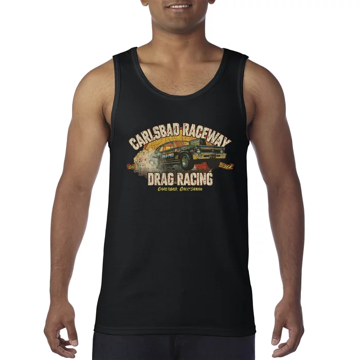 Carlsbad Raceway Drag Racing 1964 Tank Top