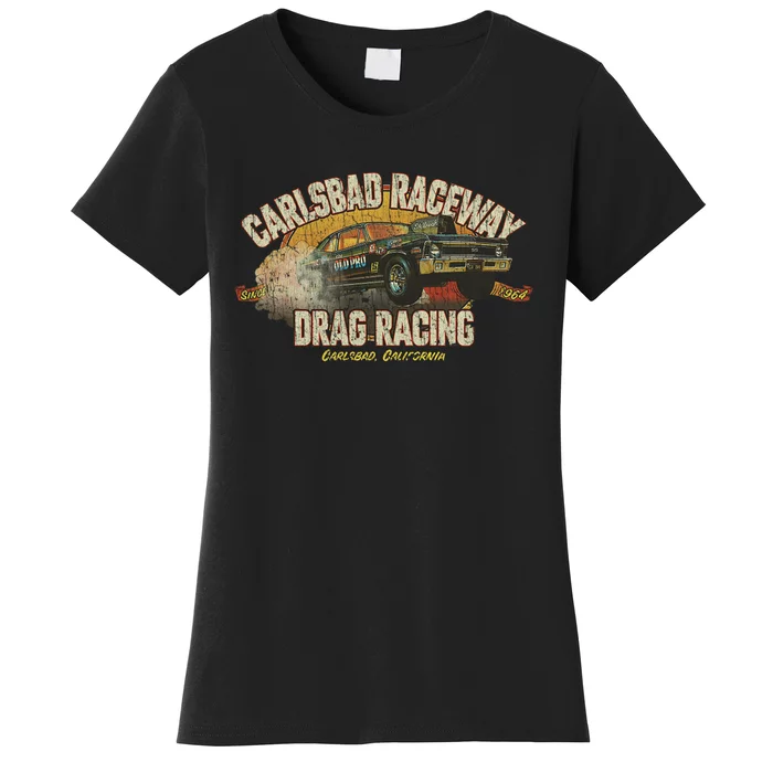 Carlsbad Raceway Drag Racing 1964 Women's T-Shirt