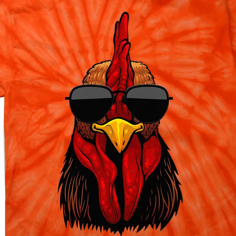 Cool Rooster Design Chicken Rooster Lover Tie-Dye T-Shirt