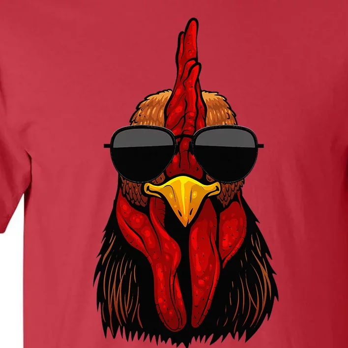 Cool Rooster Design Chicken Rooster Lover Tall T-Shirt