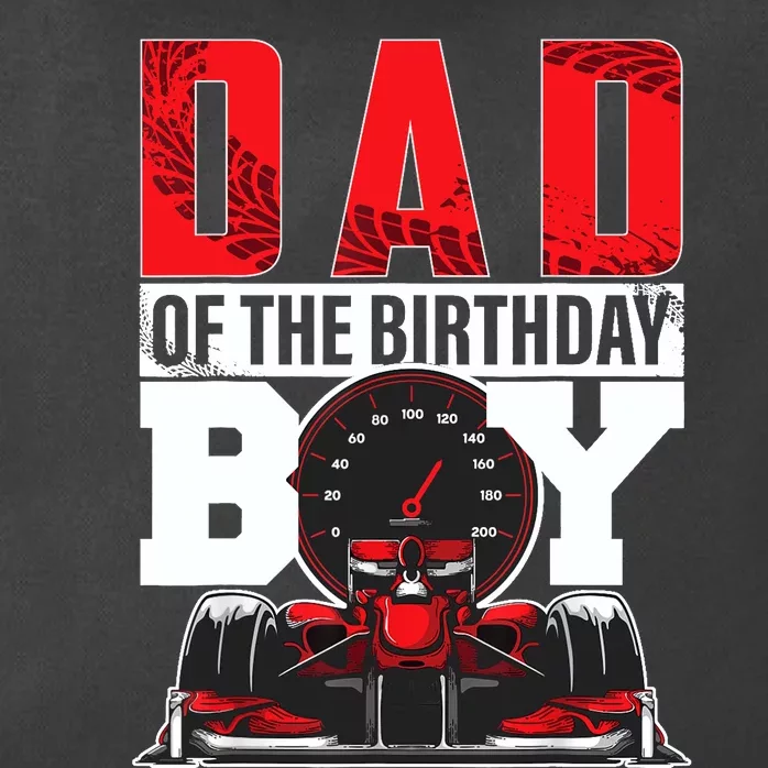 Car Racing Dad Of Birthday Boy Formula Race Car Driver Zip Tote Bag