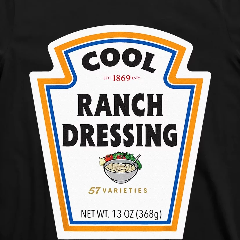 Cool Ranch Dressing Bottle Label Funny Halloween Costume T-Shirt