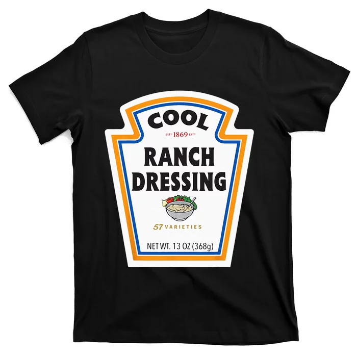 Cool Ranch Dressing Bottle Label Funny Halloween Costume T-Shirt