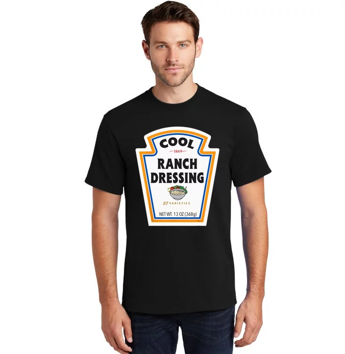 Cool Ranch Dressing Bottle Label Funny Halloween Costume Tall T-Shirt