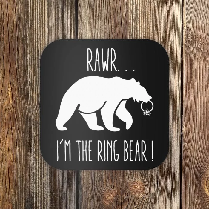 Cute Rehearsal Dinner For Ring Bearer Coaster