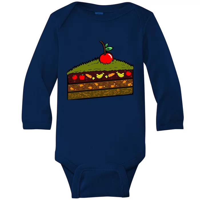 Composting Recycling Earth Day Compost Recycle Cute Gift Baby Long Sleeve Bodysuit