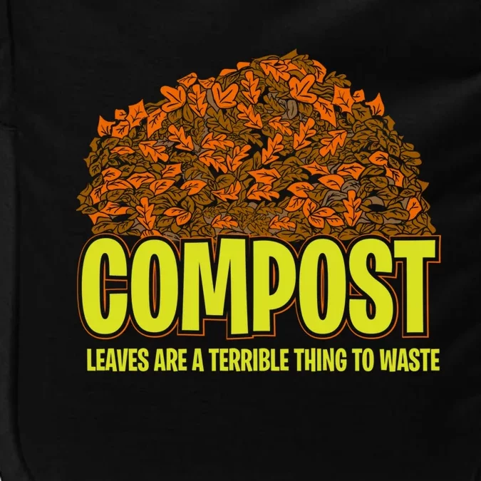 Composting Recycling Earth Day Compost Recycle Gift Impact Tech Backpack